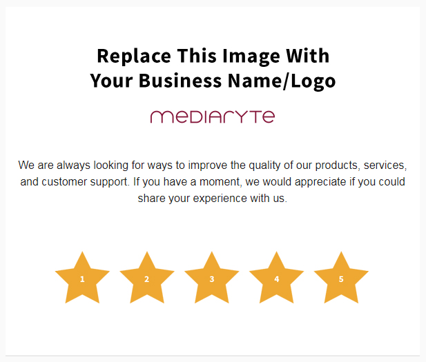 MailChimp CRS Template 2 - Star Rating